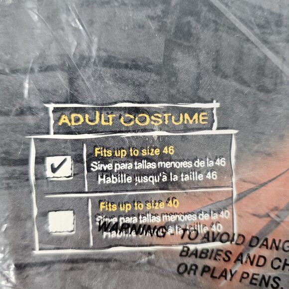 Vintage Y2K Deceptions by Disguise  Straight Jacket Costume Adult OS Vinyl Mask - Picture 3 of 8